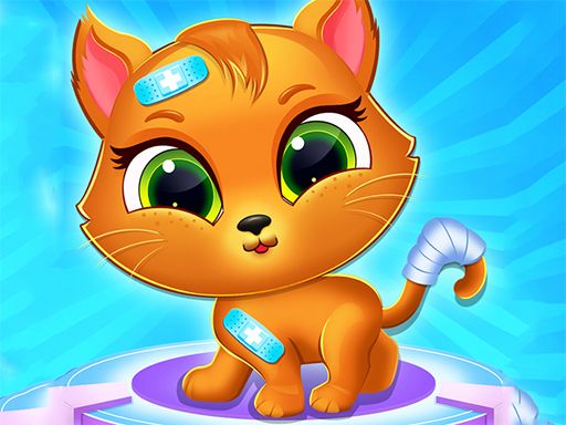 Cute Cat Doctor - browser game screenshot