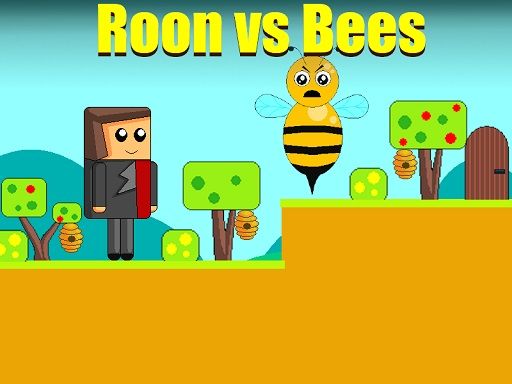 Roon vs Bees - browser game screenshot