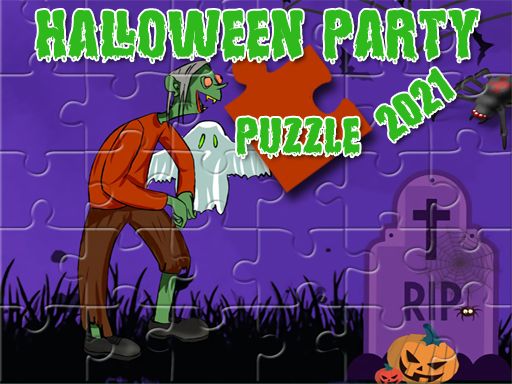 Halloween Party 2021 Puzzle - browser game screenshot