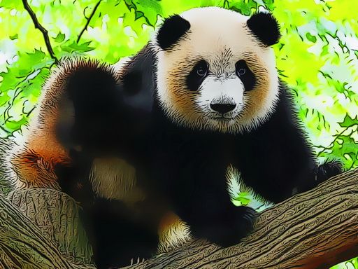 Cute Baby Panda - browser game screenshot