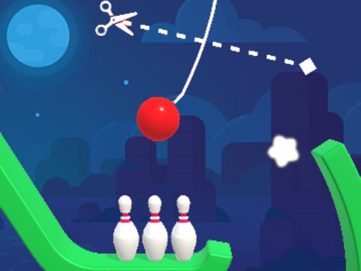 Rope Bowing Puzzle - browser game screenshot