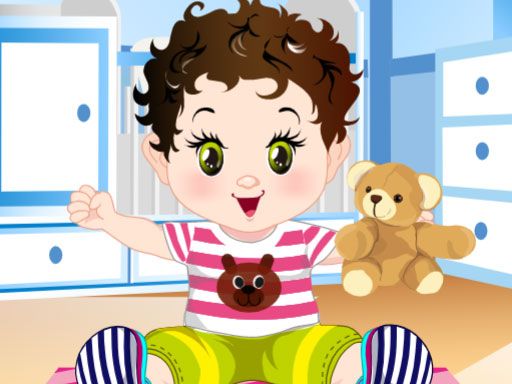 Cute Baby Dress Up - browser game screenshot