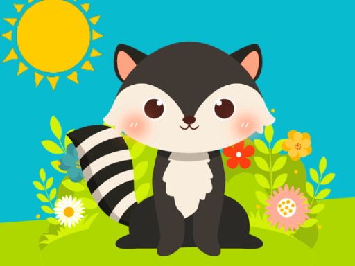 Cute Baby Animals Jigsaw - browser game screenshot