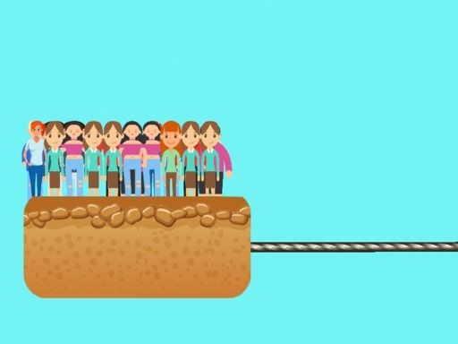 Rope Puzzle Rescue - browser game screenshot