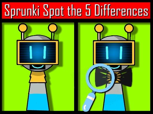 Sprunki Spot the 5 Differences