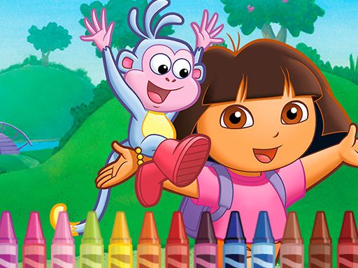 Dora the Explorer 4 Coloring