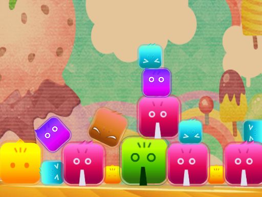 Cute Block - browser game screenshot