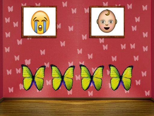 Cute Butterfly House Escape - browser game screenshot