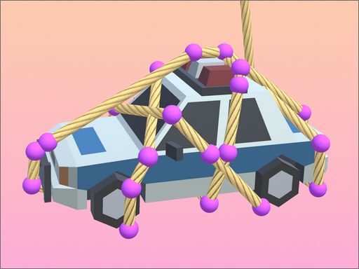 Rope Unroll 3D - browser game screenshot