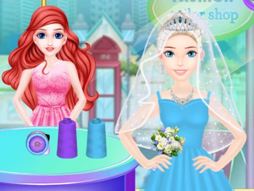 Romantic Wedding Dress Shop - browser game screenshot